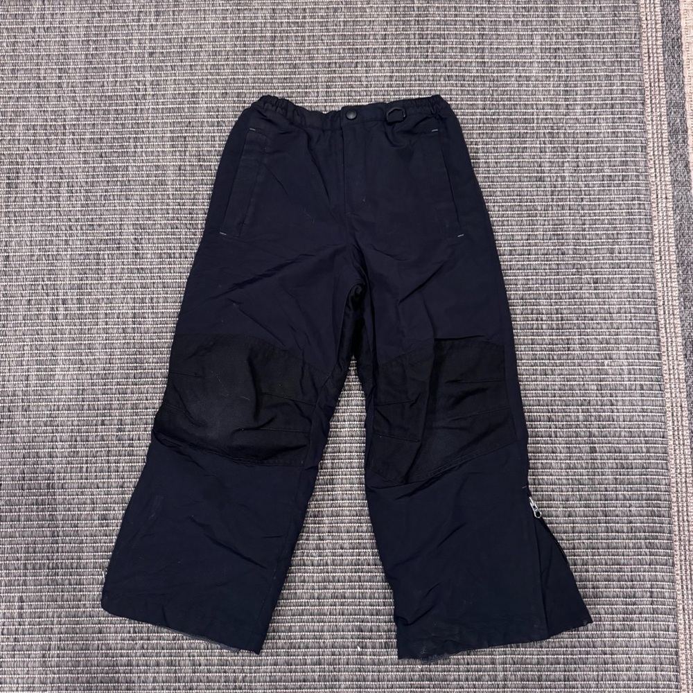 Lands' End Kids Black Cargo Pants
